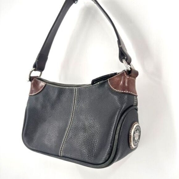 Dooney‎ & Bourke All Weather Leather Hobo small purse handbag brown - Picture 1 of 14